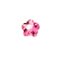 Pink fuchsia flower-shaped faceted glass crystal bead for DIY jewelry accessories - Rose Red