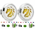Clip de aromaterapia de 30mm para coche con diseño de caballo y fieltros de colores - Tapa Lisa - Clip Móvil / 30mm Aleación / Cabeza de Caballo (248)