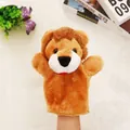 Simpatica marionetta a mano leone in peluche per storie e educazione della prima infanzia - Leone