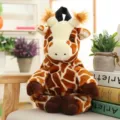 Süßer Plüsch-Giraffenrucksack für Kinder mit weichen braunen und weißen Fellmustern - 40CM / Hirsch