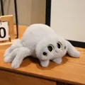 Simpatico peluche a forma di ragno grigio con grandi occhi dorati scintillanti e morbido - Grigio 3 Occhi