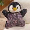 Cute penguin plush toy with purple floral pattern soft stuffed animal pillow for gift - 50cm / Cute Penguin