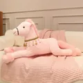 Cute pink plush angel horse stuffed animal toy for girls, soft sleeping pillow gift - 90cm / Pink