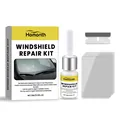 Professional car windshield repair kit with resin, blade, and films for glass cracks. - 3ml Repair Fluid + 1 Blade + 5 Curing Films