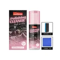 Kit rinnovo interni auto premium con spray detergente lucidante da 100ml, spugna e panno - 100ml Con Asciugamano E Spugna