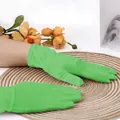 Ζωντανά πράσινα κοντά σατέν νυφικά γάντια ιδανικά για γάμους και επαγγελματικές φωτογραφήσεις - Ένα μέγεθος / Πράσινο