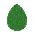 Almohadilla de fieltro verde en forma de gota para difusor de aceites esenciales - Verde