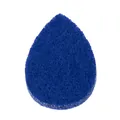 Almohadilla de fieltro azul en lágrima - Azul