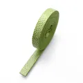 Lanière en cuir PU vert à motif serpent 8mm pour bricolage et bijoux faits main - Bande de Cuir Motif Serpent / Large Long / Vert clair