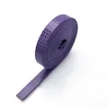 Lanière en cuir PU à motif serpent violet, 8mm, pour bijoux et artisanat faits à la main. - Bande de Cuir Motif Serpent / Large Long / Violet foncé