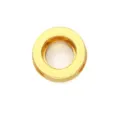 Perla a scorrimento in lega dorata da 10mm con superficie liscia per gioielli fai-da-te - Modello O / 10mm / Oro