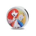 Traditional Chinese Nine-tailed Fox charm bead for DIY charm bracelets - Fox Fairy Illustration Style (B-004)
