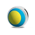 Ciondolo scorrevole da 8 mm in lega di zinco con bandiera di Palau per bracciali - Serie 5 Bandiere Australia e Oceania / 8mm