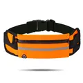 Ceinture de course orange imperméable avec bande réfléchissante et port écouteurs - Type standard / Orange