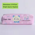 Süßes rosa Federmäppchen mit Tiermotiv und Reißverschluss für Schüler - Rosa Katze
