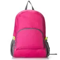 Leichter faltbarer pinker Outdoor-Sportrucksack aus strapazierfähigem Oxford-Gewebe - Fuchsia