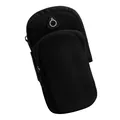 Schwarzes wasserdichtes Sport-Laufarmband für Fitness und Outdoor - 6,7 Zoll / Schwarz