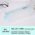 Semi-transparent nylon mesh storage bag in lake blue B6 size - B6 / Lake Blue