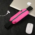 Sacoche de sport rose étanche et fine pour la course et le fitness, design moderne - Rose rouge