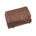Large capacity brown detachable four-in-one cosmetic bag with drawstring closure - Khaki