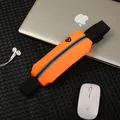Sac banane de sport orange minimaliste fin et imperméable pour la course et le fitness - Orange