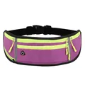 Marsupio da corsa multifunzionale viola e verde lime per sport all'aperto - Viola (Aggiornato)