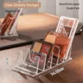 Transparent 7-slot eyeshadow palette desktop organizer made of durable PS material - 7 Slots / Clear