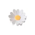 Lindo clip magnético de pétalos de margarita blanca para sellar bolsas de alimentos - Blanco
