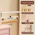 Cute animal paw socks hanger with 8 strong clips and 360-degree rotating hook - Cat Paws Welcome