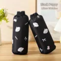 Waterproof black household oversleeves with cartoon dog pattern, 32x16.5cm large size - 32x16.5cm / Black Dog Style