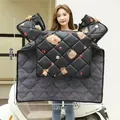 Manta térmica para scooter de invierno con forro de felpa y estampado de osos - Estilo Grueso con Forro de Felpa / Black Cola Bear