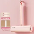 Adjustable long handle pink lint roller for floor cleaning with 24cm wide 60 tears refill - 24cm Short Handle Set / Pink