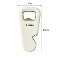 Abrebotellas magnético blanco e imán de nevera con dimensiones de 5 cm y 10 cm - L / Blanco nieve