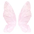 Close-up detail of pink lace mesh butterfly embroidery for DIY clothing accessories - 2# / Pink