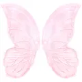 Detailed close-up of pink lace butterfly embroidery patches for DIY garment accessories. - Size 9 / Pink
