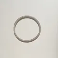 Minimalist silver flexible spring coil DIY charm bracelet base for women jewelry - Spring Coil Bracelet Base / Silver