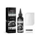 Professional car glass repair kit with 50ml nano repair fluid, curing films and scraper - 50mL Set