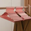 Rose gold aluminum alloy clothes hanger variant, 41cm non-slip metal clothing rack for home. - 1.2cm Wide / Rose Gold