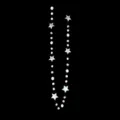 Holographic star and moon garland hanging decoration for birthday party and Valentine decor. - Mixed Sized Stars / 3.5M / AB Color