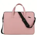 Borsa a tracolla rosa per laptop da 13 a 15,6 pollici con manico e tracolla comoda. - 14" / Rosa