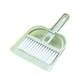 Mini desktop cleaning brush and dustpan set, plastic keyboard brush, small broom tool. - Nordic Green