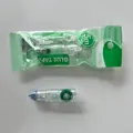 Distributeur de ruban adhésif vert style stylo 5m x 5mm avec emballage - Ruban Adhésif + Recharge