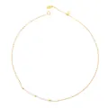 Elegante collana di perline dorate con dolci perle d'acqua dolce, gioiello minimalista chic. - Collana di Perle d'Acqua Dolce Tipo 2 (2310ZJ24129XL)