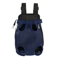 Atmungsaktives Mesh Haustier Rucksack Detail, ideal für kleine Hunde und Katzen Outdoor tragen. - S (Rückenlänge 25 cm) / Modell 379 Outdoor Rucksack / Marineblau