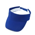 Blue sports empty top hat quick dry sun visor marathon running hat outdoor cap - Sapphire Blue