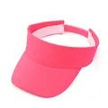 Hot pink marathon running sun visor, empty top quick-dry cap for outdoor sports and student daily wear. - Rose Red