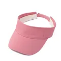 Pink sports visor hat, quick-dry running sun hat for outdoor activities and sports. - Dusty Pink