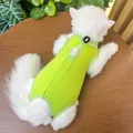 Breathable cat recovery suit for post surgery care, elastic anti-licking pet clothes for cats. - Green