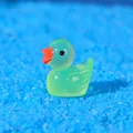 Mini ornement de petite canard en résine lumineuse, joli micro paysage accessoire déco. - Style C