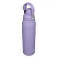 Stainless steel insulated sports water bottle with portable handle, purple thermal flask for travel. - 16oz / Lavender
